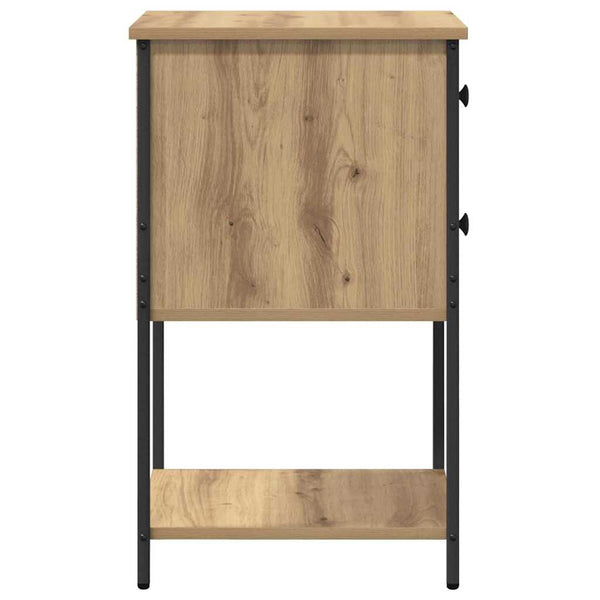 Nachttisch 2 St. handgefertigt Eiche 32 x 42 x 70 cm