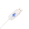 LED-Weihnachts-Rentiere 7 Stk. Silber Stoff