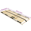 Lattenrost 3FT Einzeln Fest Buche Braun