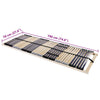 Lattenrost feststehend Buche 70 x 190 cm braun