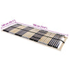 Lattenrost Buche massiv, braun 140 x 190 cm