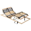 Brauner Lattenrost 80 x 190 cm feststehende Buche