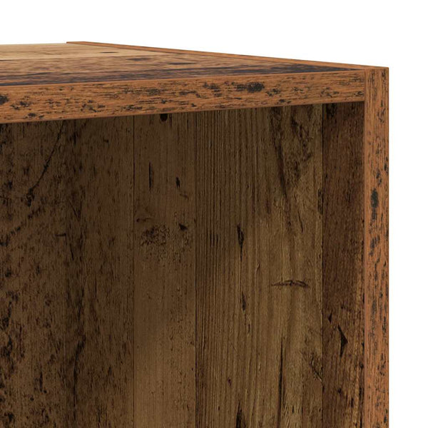 TV-Lowboard-Set Wandmontage 6-teilig Altholz Holzwerkstoff