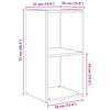 TV-Lowboard-Set Wandmontage 6-teilig Altholz Holzwerkstoff