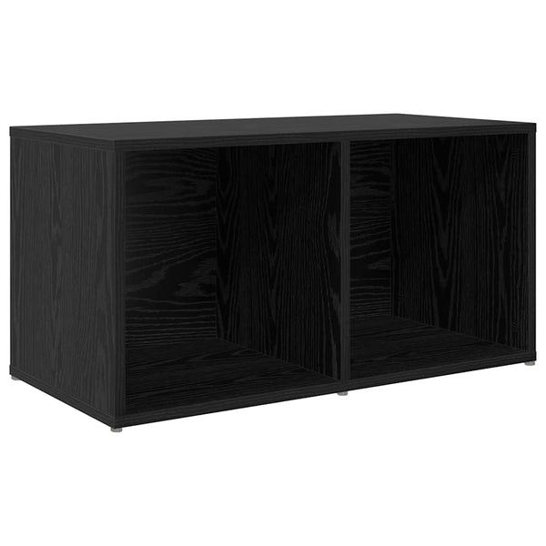 Wandmontiertes TV-Schrank-Set 3-teilig Schwarz Holzwerkstoff