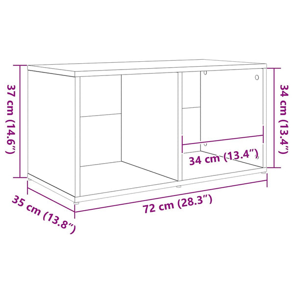 Wandmontiertes TV-Schrank-Set 3-teilig Schwarz Holzwerkstoff