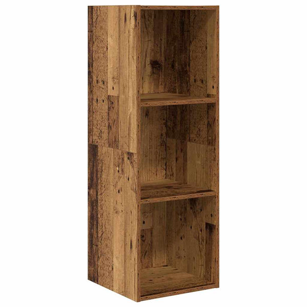 TV-Lowboard-Set 3-teilig Wandmontage Altholz Technische Holzart
