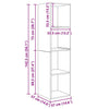 TV-Lowboard-Set 3-teilig Wandmontage Altholz Technische Holzart