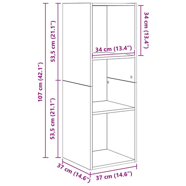 TV-Lowboard-Set 3-teilig Wandmontage Altholz Technische Holzart