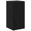 TV-Schrank-Set 6-teilig Wandmontage Schwarz Eiche Holzwerkstoff