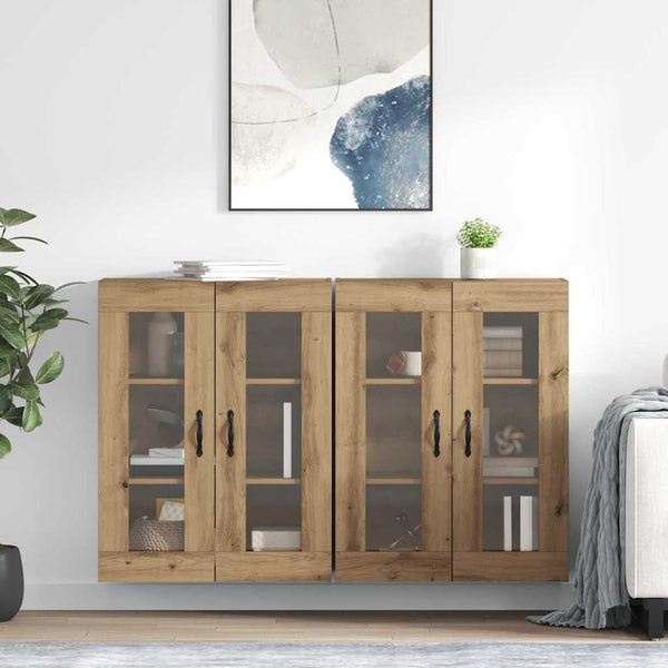 seinälle asennettavat kaapit 2 pcs Artisan tammi