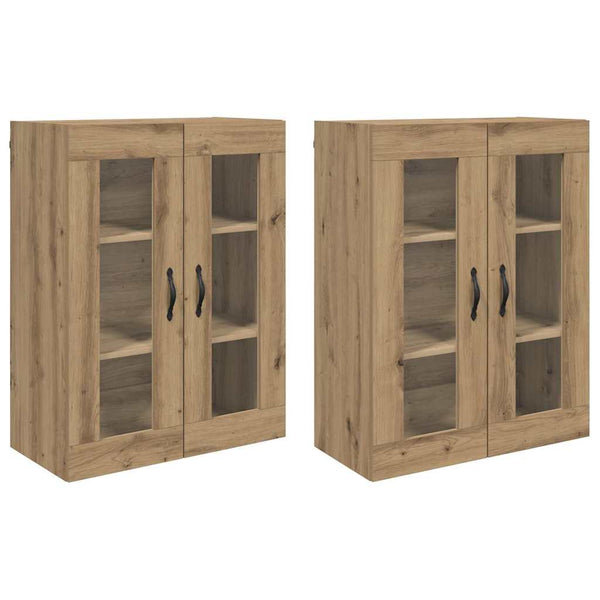 seinälle asennettavat kaapit 2 pcs Artisan tammi