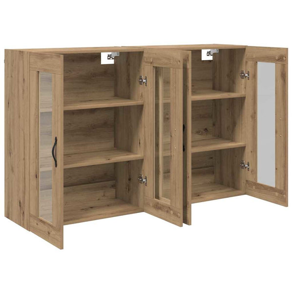 seinälle asennettavat kaapit 2 pcs Artisan tammi