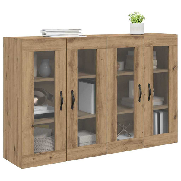 seinälle asennettavat kaapit 2 pcs Artisan tammi