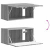 Wandmontiertes TV-Schrank-Set 5-teilig Schwarz Holzwerkstoff