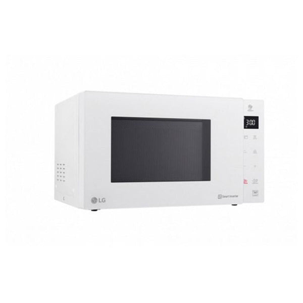 LG Valkoinen Mikroaaltouuni Grillillä 25L 1000W - Vuodevaatteet.fi