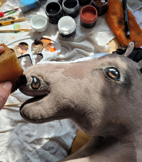 Premium Steckenpferd / Hobby Horse - Grulo Pferd A3
