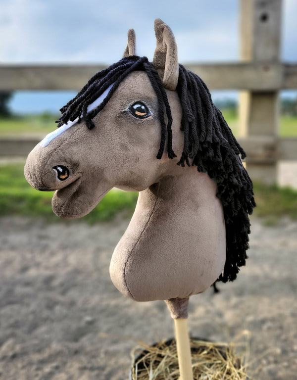 Premium Steckenpferd / Hobby Horse - Grulo Pferd A3