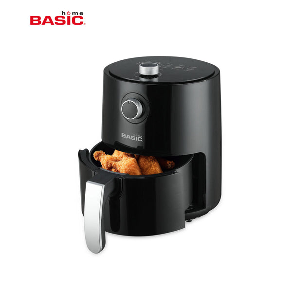 Airfryer Basic Home 1200 W 2,3 L Musta - Vuodevaatteet.fi