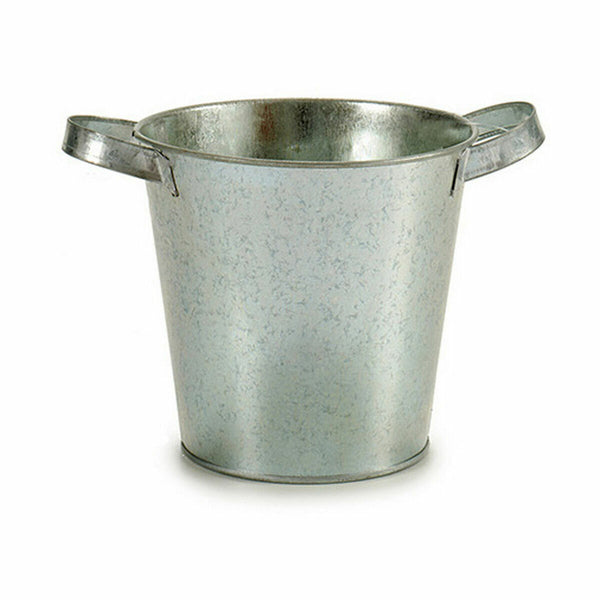 Ibergarden Hopeinen Sinkkikukkaruukku 20 x 14 x 16,2 cm