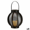 Ibergarden LED-lyhty ruskea muovinen 4 kpl