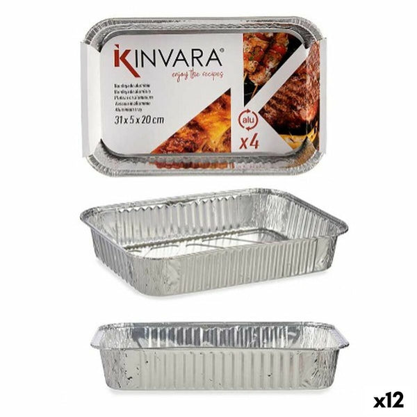 Kinvara Alumiinitarjotinsetti 12 Osaa