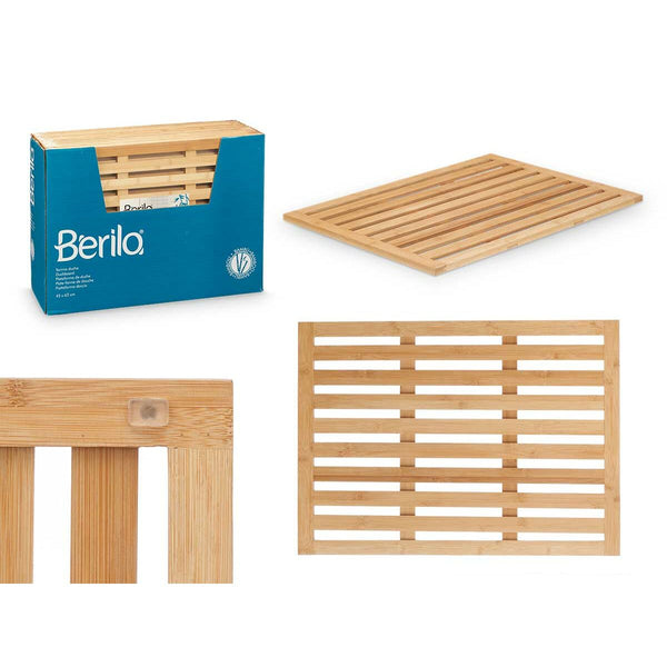 Berilo Bambu Kylpymatto Luonnollinen