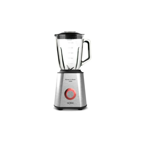 Solac kuppiblenderi 1500 W 1,5 L hopea - Vuodevaatteet.fi