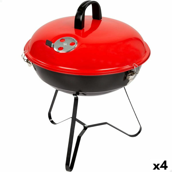Aktive Emaloitu Hiiligrilli Ø 36 cm, Punainen