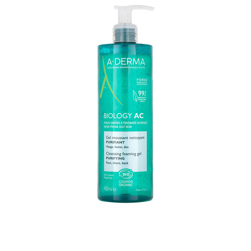 A-Derma Biology Ac Cleansing Gel 400 Ml | Vuodevaatteet.fi