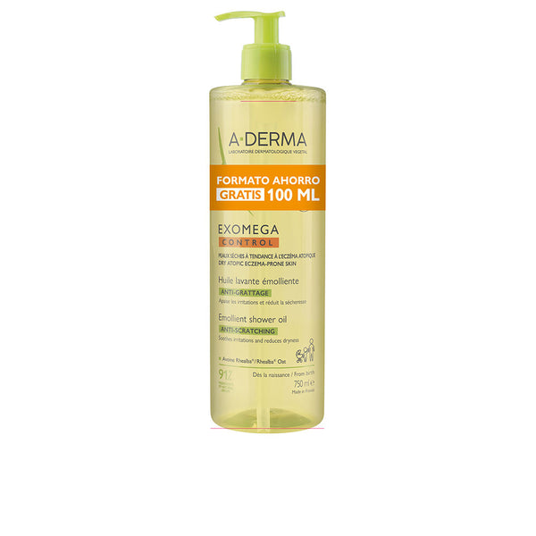 A-Derma Exomega Control Emollient Shower Oil 750 Ml | Vuodevaatteet.fi