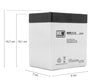 AGM-akku 12V 5Ah, Faston-liittimet
