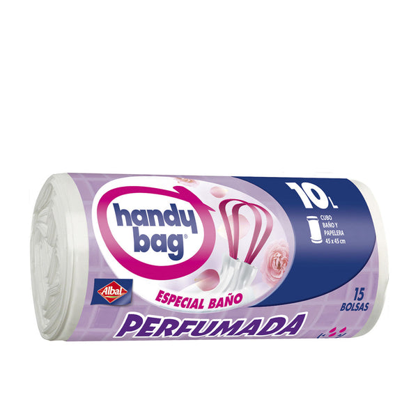 Albal Handy bag bathroom tuoksuvat roskapussit kylpyhuoneeseen 15 kpl | Vuodevaatteet.fi