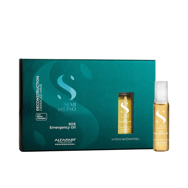 Alfaparf Milano Semi Di Lino Reconstruction Sos Emergency Oil 6 X 13 Ml | Vuodevaatteet.fi
