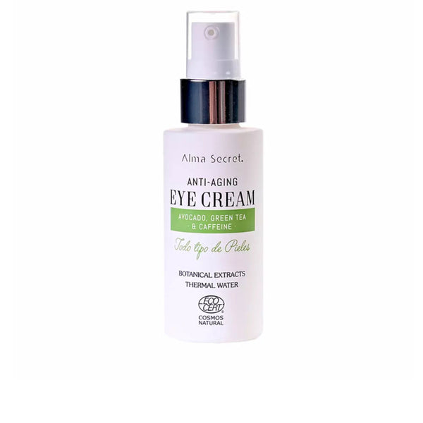 Alma Secret Eye cream antiedad avokadon, vihreän teen & kofeiinin kasviuutteilla 30 ml | Vuodevaatteet.fi