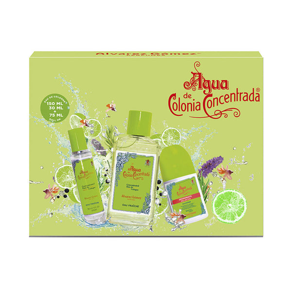 Alvarez Gomez Eau fraiche concentrated eau de cologne erä 3 pz | Vuodevaatteet.fi