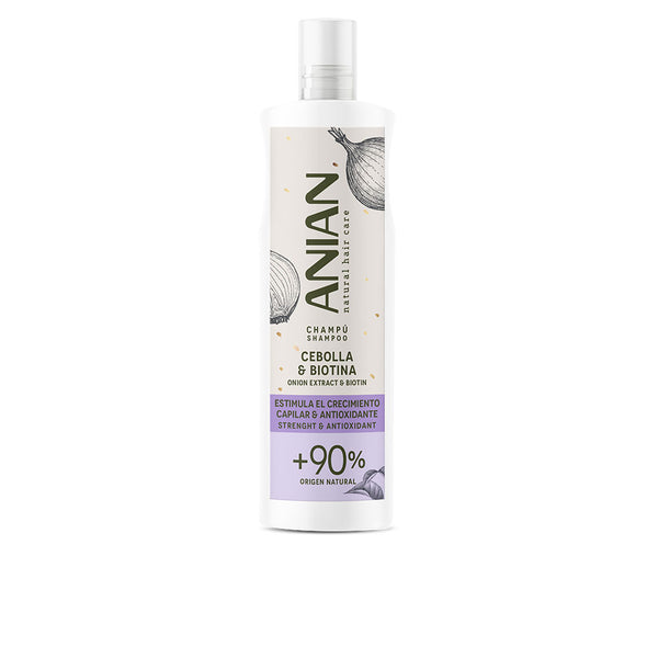 Anian Onion & biotin antioksidantti & stimuloiva shampoo 400 ml | Vuodevaatteet.fi