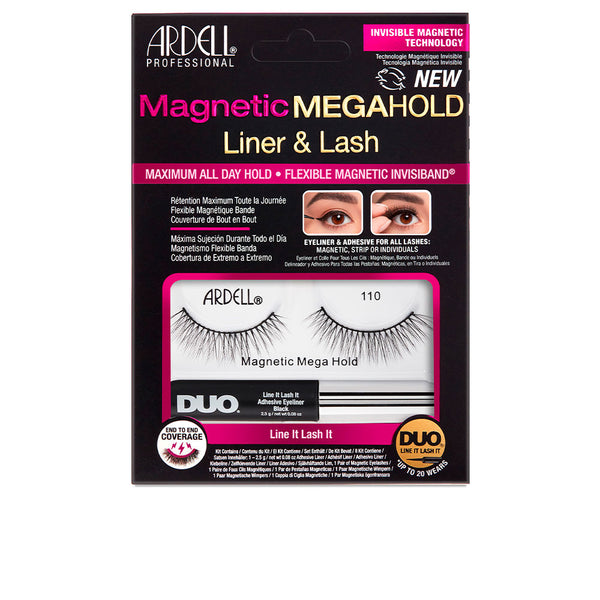 Ardell Magnetic megahold liner & lash ripset #110 2 kpl | Vuodevaatteet.fi