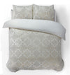 Bettwäsche-Set Glamour Flanell Art Folie Creme