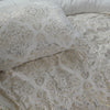 Bettwäsche-Set Glamour Flanell Art Folie Creme
