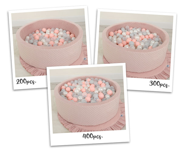 Bällebad 90X30cm - 200 Bälle - Blush