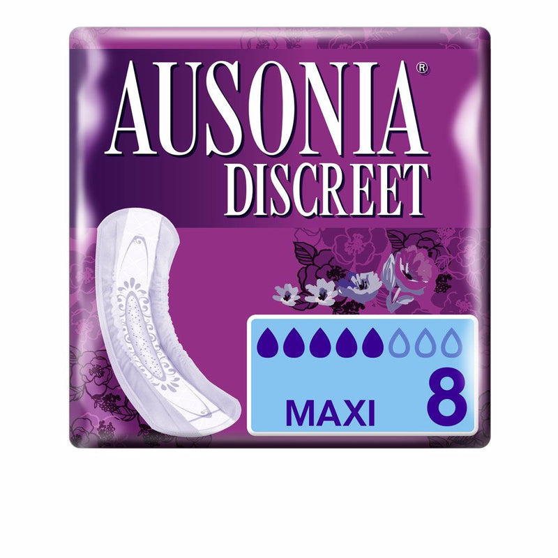 Ausonia Discreet inkontinenssisuojat maxi 8 kpl | Vuodevaatteet.fi