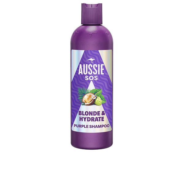Aussie Sos Blonde & Hydrate Purple Shampoo 300 Ml | Vuodevaatteet.fi