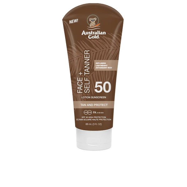 Australian Gold Face Self Tanner Spf50 Sunscreen 88 Ml | Vuodevaatteet.fi