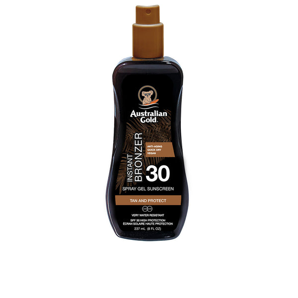 Australian Gold Sunscreen Spf30 Spray Gel With Instant Bronzer 237 Ml | Vuodevaatteet.fi