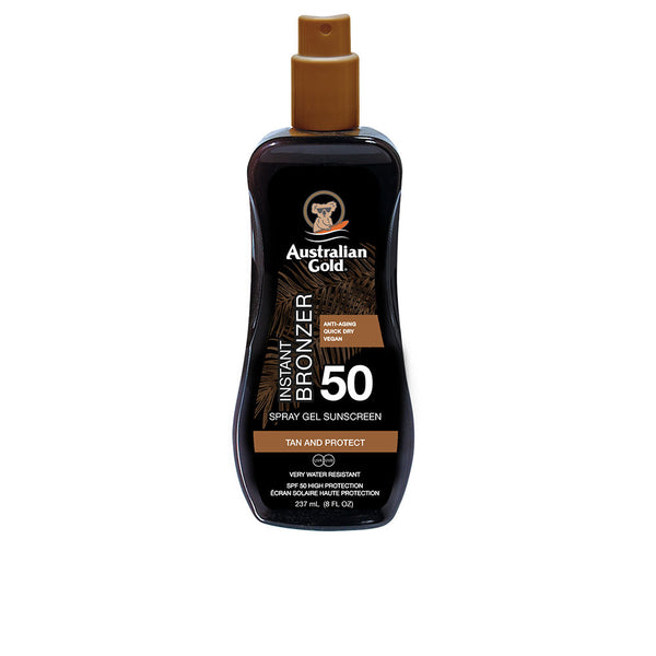 Australian Gold Sunscreen Spf50 Spray Gel With Instant Bronzer 237 Ml | Vuodevaatteet.fi