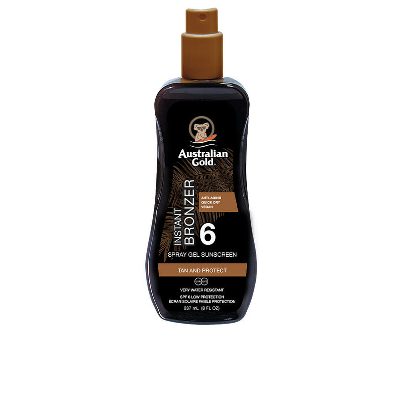 Australian Gold Sunscreen spf6 suihkegeeli välittömällä ruskettajalla 237 ml | Vuodevaatteet.fi
