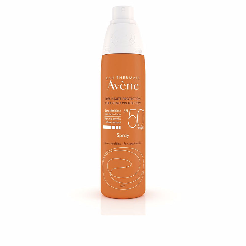 Avene Solaire haute protection spf50+ suihke 200 ml | Vuodevaatteet.fi