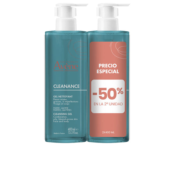 Avène Cleanance Cleansing Gel Pack 2 X 400 Ml | Vuodevaatteet.fi