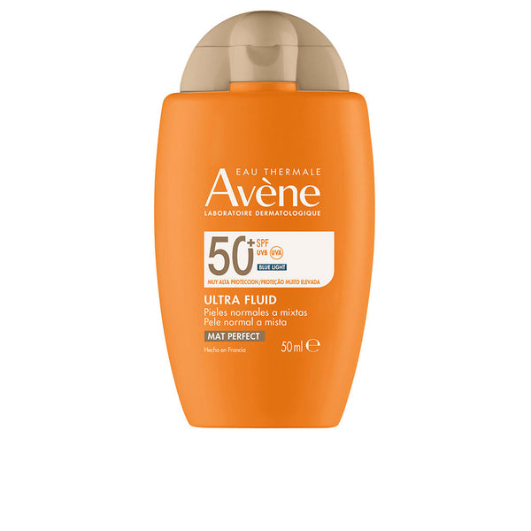 Avène Solaire Ultra Fluid Mat Täydellinen Universaali Kasvojen Aurinkosuojavoide Spf 50 50 Ml | Vuodevaatteet.fi